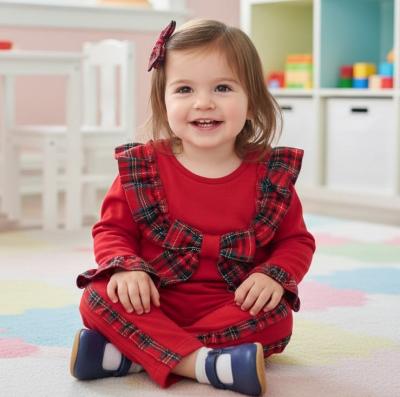 VV8909 Tartan Top & trousers (9-24 months)