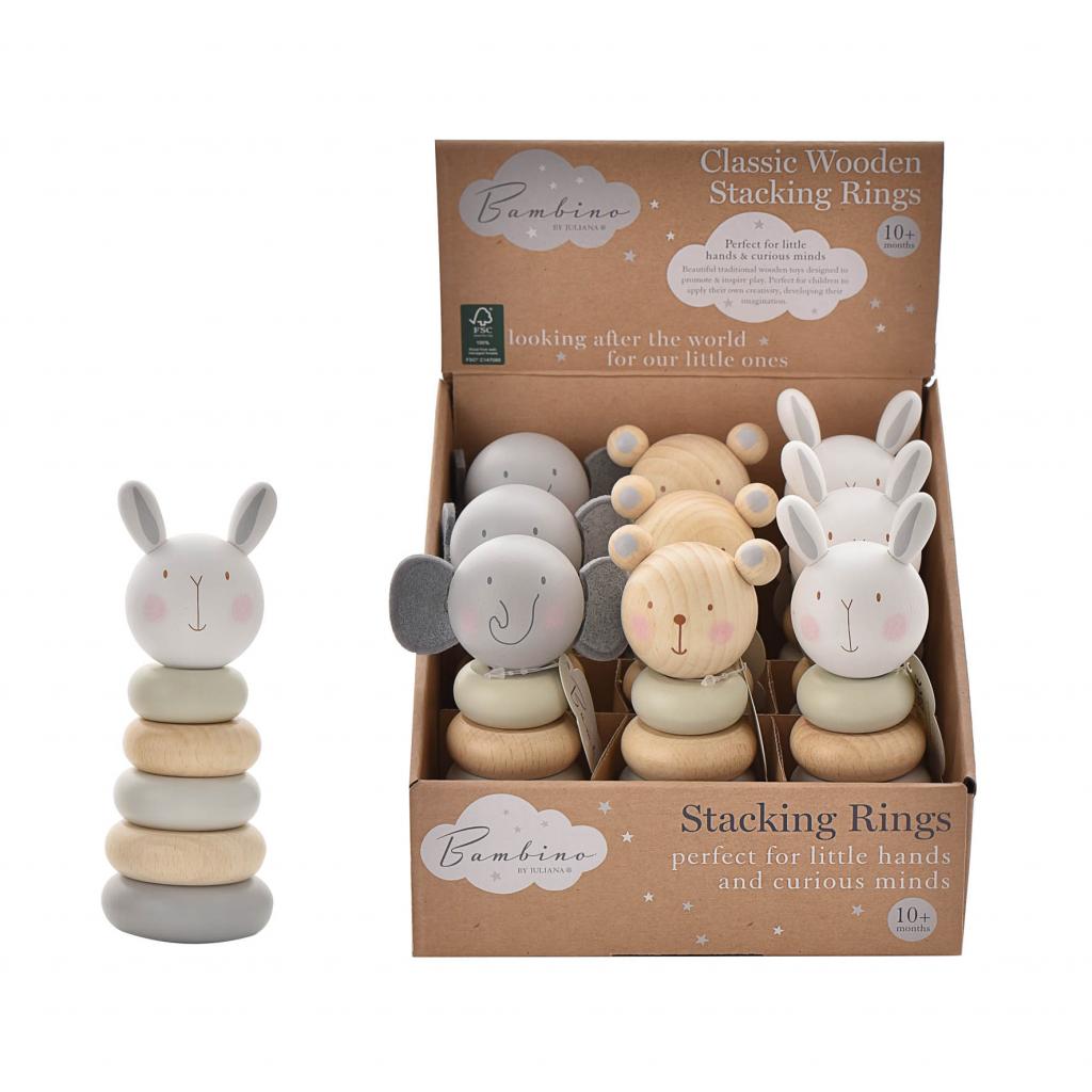 Bambino (Juliana) CG1772 5017224906754 WBCG1772 Wooden Stacking Toy (Assorted)
