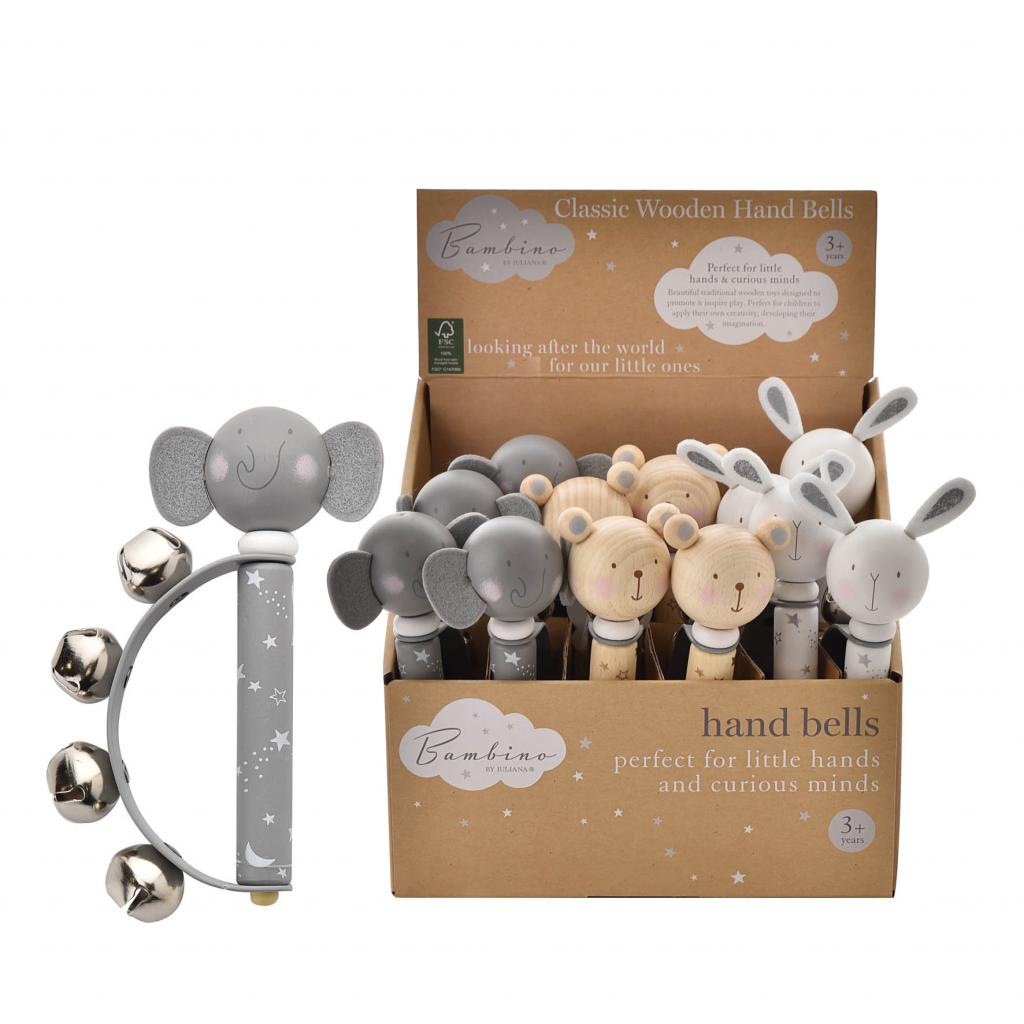 Bambino (Juliana) CG1780 5017224906839 WBCG1780 Toy Wooden Handbells (Assorted)