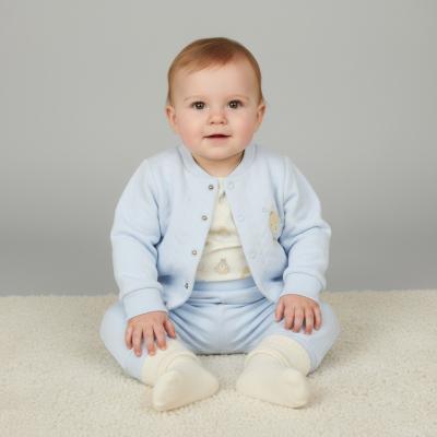 PSN14610 Quilted Teddy Jacket, Trousers & Top (0-9 months)