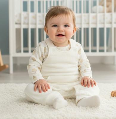 PSN14615 Quilted Lion Top & Dungarees (0-9 months)
