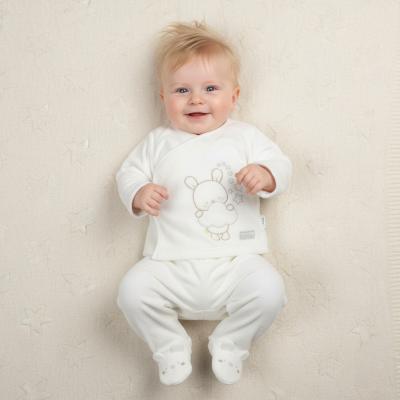 PSN14637 Velour Bunny Top & Trousers (0-9 months)
