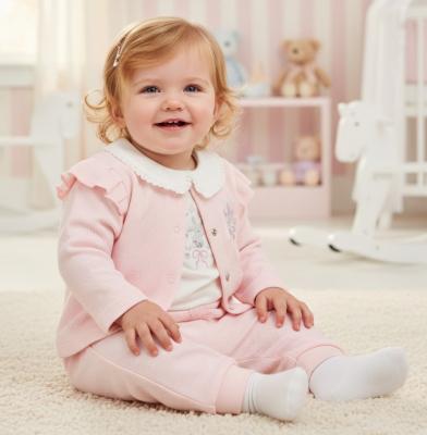 WMN14762 Waffle Bunny Top, Jacket & Trousers (0-9 months)