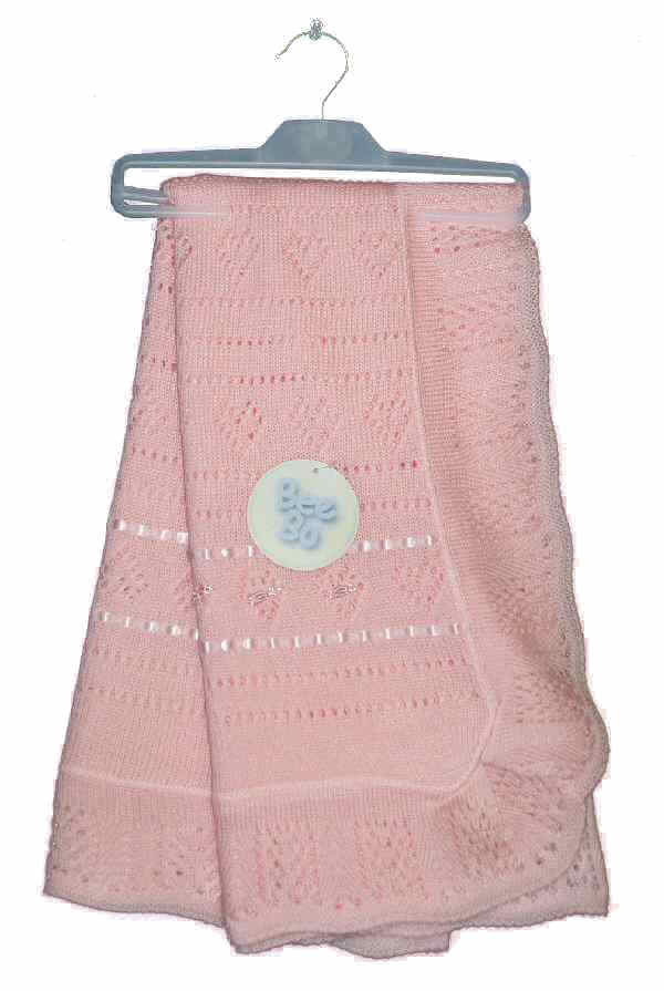 Bee Bo  5029711155590 BO5166 Crochet Shawl Pink