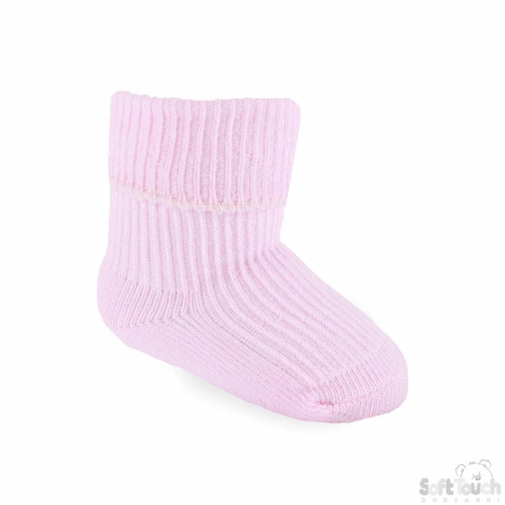 Soft Touch  15023797401869 STS02-P 0-3 months socks Pink