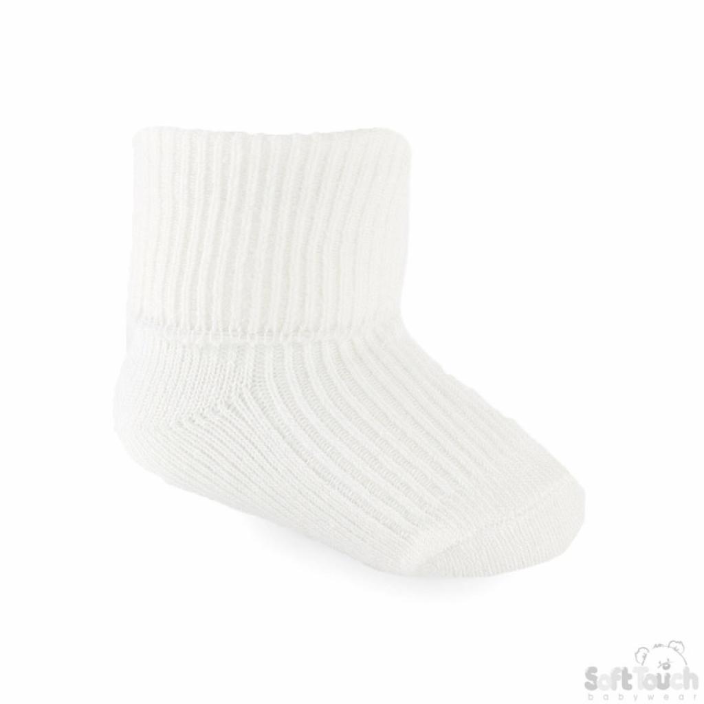 Soft Touch 4S05-C-NB 5023797401879 STS05-C Newborn Socks Cream